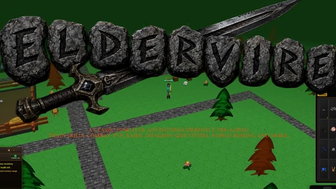 Authentic Eldervire gameplay showing the game world
